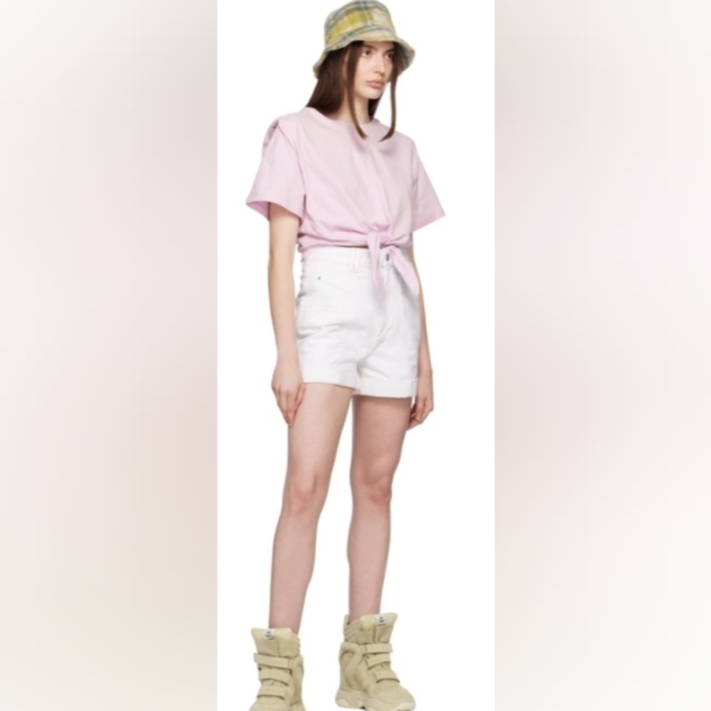 Isabel Marant vetanio denim shorts